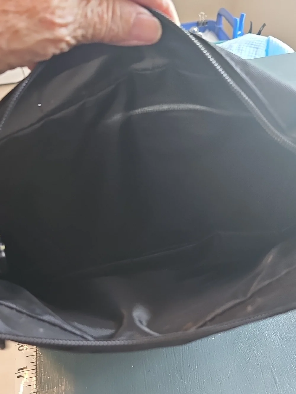 Anti-theft Messenger Black Bag . Crossbody Shoulder Bag. Unisex. Never Used